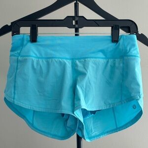Lululemon Athletica Women's Aqua Blue Athletic Shorts